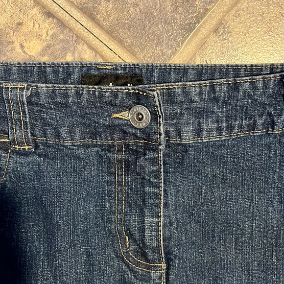 Contrast Jeans Denim Mini Skirt, size 13 - Picture 3 of 6